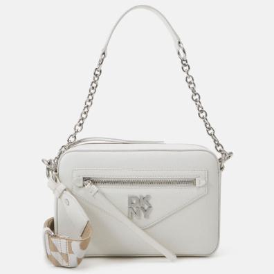 Δερμάτινη Τσάντα Ώμου DKNY R41EKB91-0091 Άσπρο