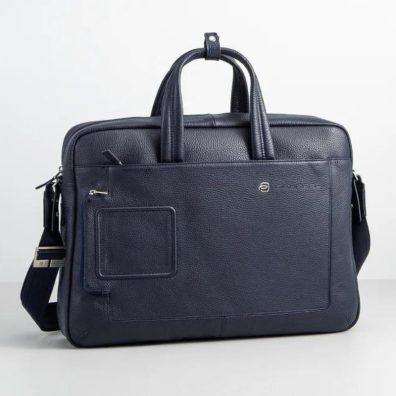 Δερμάτινος Χρτοφύλακας Piquardo OUTCA3147VI-BLU Σκούρο Μπλε