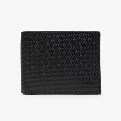 Δερμάτινο Πορτοφόλι-Καρτοθήκη Lacoste 3NH2824CE-000 Μαύρο