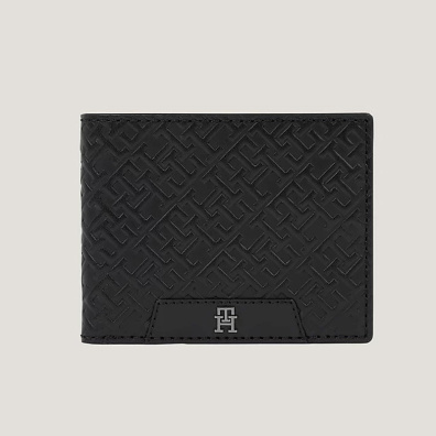 Δερμάτινο Πορτοφόλι - Καρτοθήκη Tommy Hilfiger AM0AM11593_BDS Μαύρο