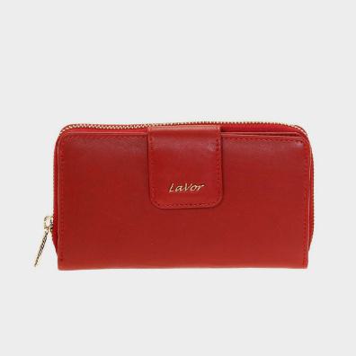 Δερμάτινο Πορτοφόλι Lavor 6020 Κόκκινο