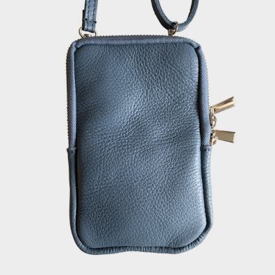 Δερμάτινο Τσαντάκι Για Κινητό 189970 Σκούρο Μπλε