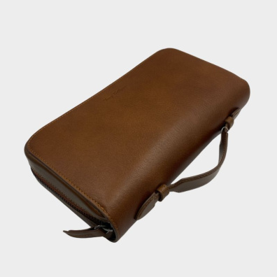 Δερμάτινο Τσαντάκι-Πορτοφόλι Χειρός Tony Bellucci T889.3 Ταμπά