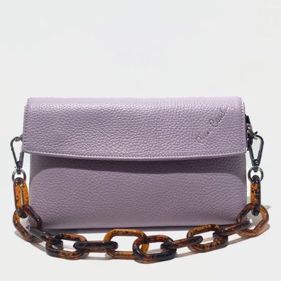 Δερμάτινο Τσαντάκι Χιαστί Pierre Cardin 55067 Λιλά