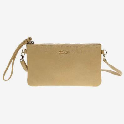 Δερμάτινο Χιαστί Τσαντάκι / Φάκελος Lavor 1-6006 Μπεζ