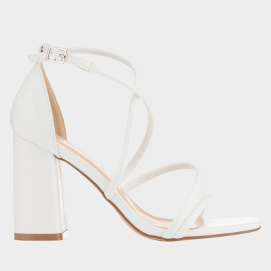 Πέδιλο Με Λουράκια & Κλειστή Φτέρνα My Choice Ζ02 Άσπρο