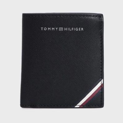 Τρίπτυχο Πορτοφόλι Tommy Hilfiger AM0AM11587-BDS Μαύρο