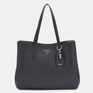 Τσάντα Ώμου Guess Shopper Meridian BG877823-BLA Μαύρο