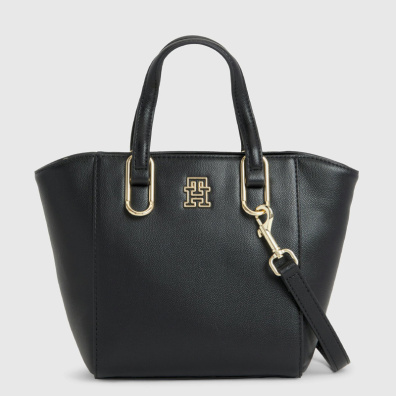 Τσάντα Χειρός Tommy Hilfiger AW0AW15223_BDS Μαύρο