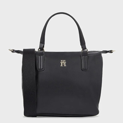 Τσάντα Χειρός Tommy Hilfiger AW0AW15592_BDS Μαύρο