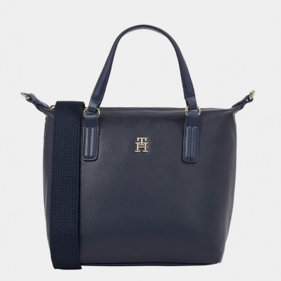 Τσάντα Χειρός Tommy Hilfiger Poppy AW0AW15592-DW6 Μπλε