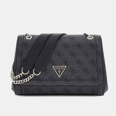 Τσάντα Χιαστί Guess Noelle BG787921-CLO Μαύρο