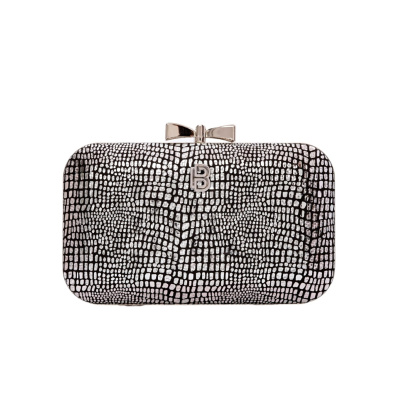 Τσάντα φάκελος clutch -JH-21990 - Ασημί