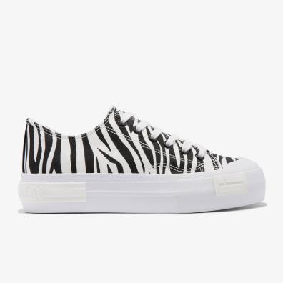 Sneaker D.Franklin One Way Low Zebra Edition DFSH389009-ZEBR Ασπρόμαυρο