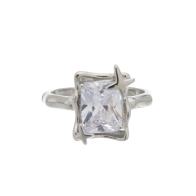 Δαχτυλίδι YK472504-Q - Ασημί