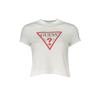 T-shirt Guess W3BI54J1314-011 Άσπρο
