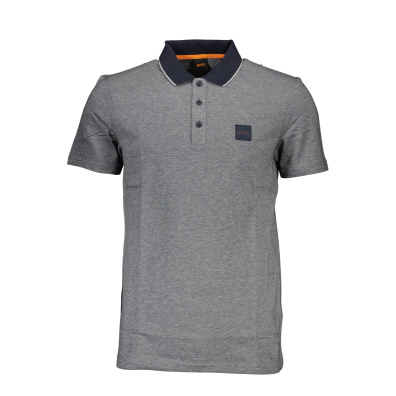 T-Shirt Polo Hugo Boss Peoxford 50477071-BL404 Γκρι-Μπλε
