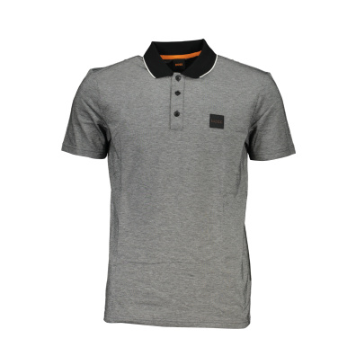 T-Shirt Polo Hugo Boss Peoxford 50477071-NE001 Γκρι-Μαύρο