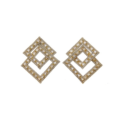 Κρεμαστά σκουλαρίκια με πέτρες lyod 8-3-1 - Χρυσό