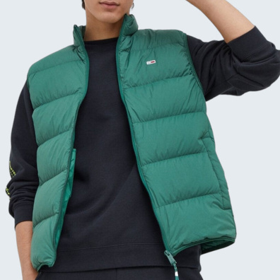 Αμάνικο Puffer Tommy Hilfiger DM0DM17893-L4L Πράσινο
