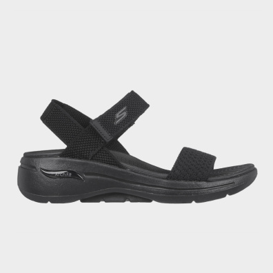 Ανατομικό Σανδάλι Skechers Go Walk Arch Fit 140264-BBK Μαύρο