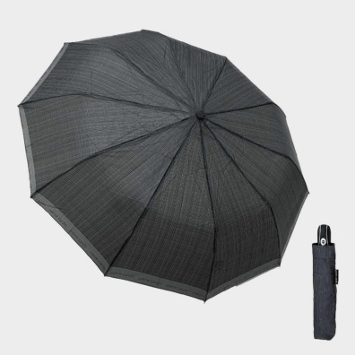 Αυτόματη Ομπρέλα Pierre Cardin MS-0779-GAV Μαύρο-Γκρι