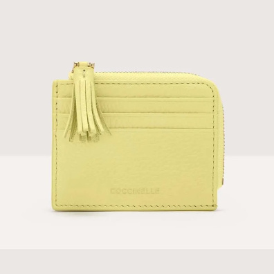 Δερμάτινη Καρτοθήκη Coccinelle E2MU0128901-G61 Κίτρινο