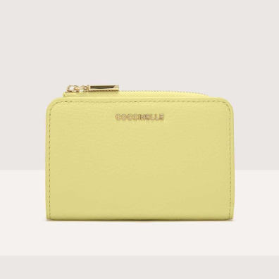 Δερμάτινο Πορτοφόλι Coccinelle E2MW511C101-G61 Κίτρινο