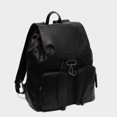 Δερμάτινο Σακίδιο Πλάτης Chesterfield Acadia C58.032500 Μαύρο