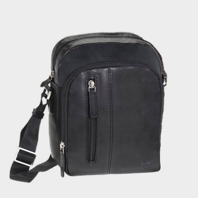 Δερμάτινο Τσαντάκι Χιαστί Lavor 1-12 Μαύρο