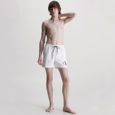 Μαγιό Σορτς Calvin Klein KM0KM00890-YCD Άσπρο