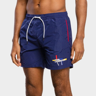 Μαγιό Σορτς Karl Lagerfeld KL20MBM01 Σκούρο Μπλε