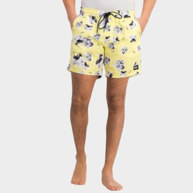 Μαγιό Σορτς Karl Lagerfeld KL20MBM12 Κίτρινο