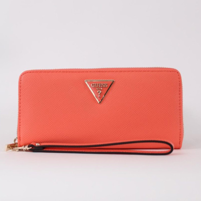 Μεγάλο Πορτοφόλι Guess Jeans ZG8500460-Coral Πορτοκαλί