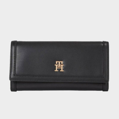 Πορτοφόλι Tommy Hilfiger AW0AW15747-BDS Μαύρο