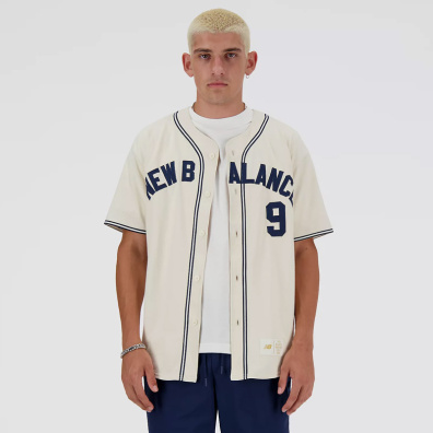 Πουκάμισο Baseball New Balance Greatest Hits MT41512 Μπεζ