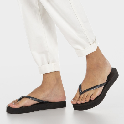 Σαγιονάρα Havaianas Slim Flatform 4144537-0090 Μαύρο