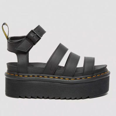 Σανδάλια Με Πλατφόρμα & Λουράκια Dr Marten 27296001 Μαύρο