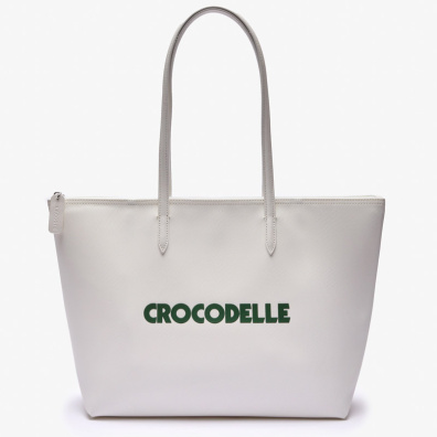 Τσάντα Ώμου Lacoste Heritate Print NF4550DI-N48 Άσπρο