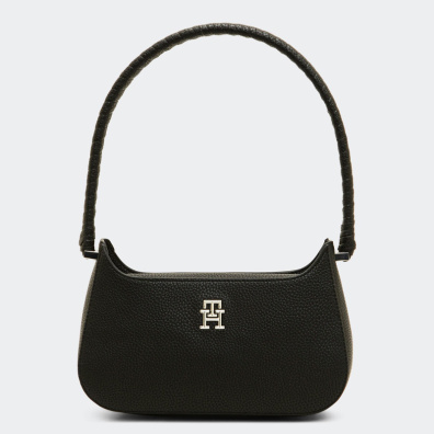 Τσάντα Ώμου Tommy Hilfiger AW0AW14878-BDS Μαύρο