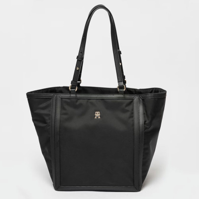 Τσάντα Ώμου Tommy Hilfiger AW0AW15717-BDS Μαύρο