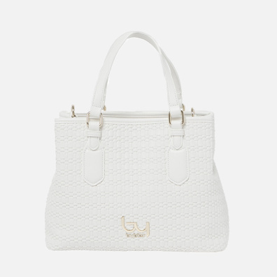 Τσάντα Χειρός Bublos BYBS19A07 Άσπρο