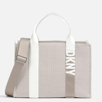 Τσάντα Χειρός DKNY R41AGC81 Άσπρο Μπεζ