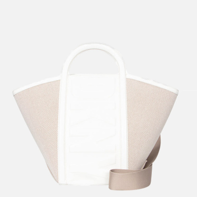 Τσάντα Χειρός DKNY Tessa R41AGC23 Άσπρο Μπεζ