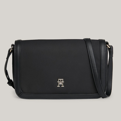 Τσάντα Χιαστί Tommy Hilfiger Essential AW0AW15700-BDS Μαύρο