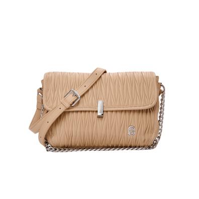 Τσάντα ώμου με αλυσίδα BS23227 - Apricot