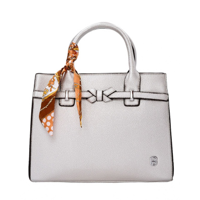 Τσάντα χειρός QR-23909 - Ασημί