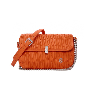 Τσάντα ώμου με αλυσίδα BS23227 - Πορτοκαλί