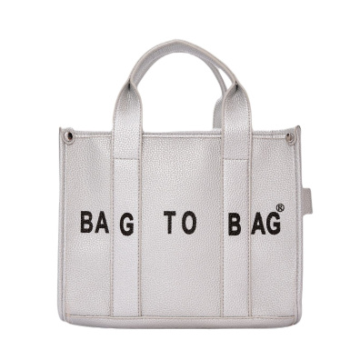 Τσάντα χειρός SW8935 - Ασημί