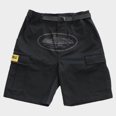 Cargo Βερμούδα Corteiz 1015549 Μαύρο